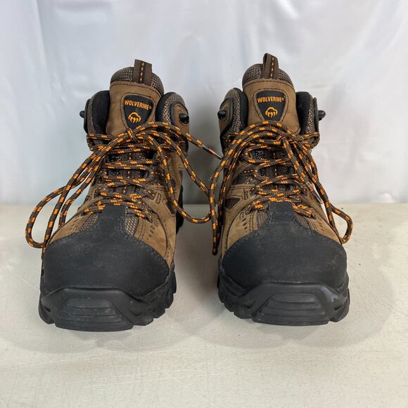 Wolverine Hudson Boots Men's Size 7M Brown Black Steel Toe Hiker Work W02194 - Picture 5 of 16